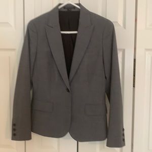 Theory Charcoal Grey Suit Jacket